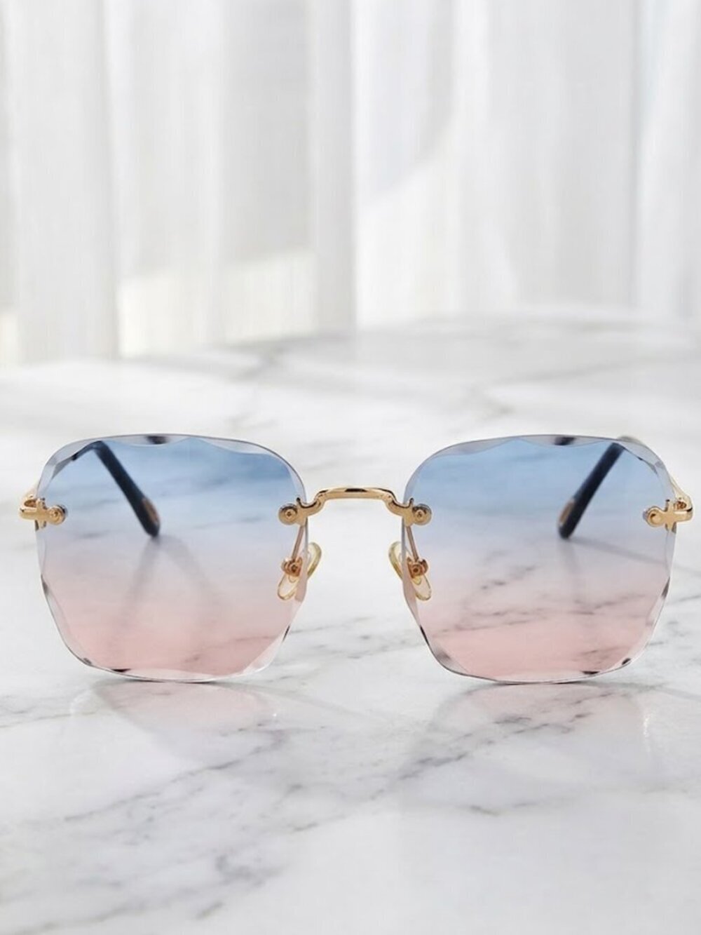  Ladies Blue Pink Fun Stylish Sunglasses